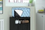 The Furnishing Tree Microwave Oven Cover for LG 28 L Convection MC2886BRUM Surface Pattern Blue - Image 2