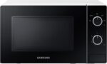 Samsung Solo Microwave Oven with Full Glass Door, 20L, White, Dual Dial, MS20A3010AH/SG, 1 Year Warranty (UAE version)
