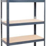 EAZILIFE The Shopfitting Shop 5 Tier Boltless Garage Shelving Workshop Storage Racking Shelves Heavy Duty GREY Metal
