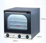 Oven Single Fan Stainless Steel A Energy Rating Solo Microwave Oven in Silver Tact Premium Convection Halogen Oven Cooker Ideal for Roasting,Baking Aesthetic and practical - Image 2
