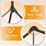 Adjustable Shirt Display Stand 32-63 Inch, Foldable Clothing Display Stand Mannequin Torso for Retail Vendors, Multi-Use Steamer Rack Stand for Clothes Garment - Image 6