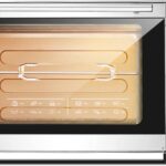 Microwave Oven Only in Silver Tact Built-in Electric Single Oven - Premium Stainless Steel Convection Halogen Oven Ideal for Grilling, Baking Aesthetic and Practical