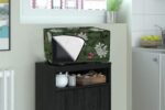 Stylista Microwave Oven Cover for Panasonic 27 L Convection NN-CT645BFDG Petals Pattern Green - Image 2
