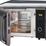 The Furnishing Tree Microwave Oven Cover for Samsung 28 L Convection MC28H5145VK/TL Polka dot Pattern Navy