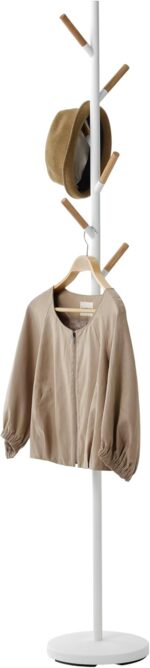 Yamazaki PLAIN COAT HANGER WH, one size, White