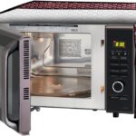The Furnishing Tree Microwave Oven Cover for IFB 23 L Convection 23BC4 Symmetric Pattern Red