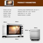 Microwave Oven Only in Silver Tact Built-in Electric Single Oven - Premium Stainless Steel Convection Halogen Oven Ideal for Grilling, Baking Aesthetic and Practical - Image 2