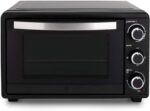 Silver Microwave Oven Tact Convection Halogen Oven Premium Cooker Mini Oven with Electric Rack and Double Hob