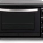 Silver Microwave Oven Tact Convection Halogen Oven Premium Cooker Mini Oven with Electric Rack and Double Hob