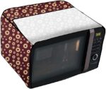 The Furnishing Tree Microwave Oven Cover for IFB 30 L Convection 30FRC2 Floral Pattern Coffee - Image 5