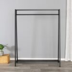 Clothing Garment Rack with Shelves, Metal Cloth Hanger Rack Stand Clothes Drying Rack for Hanging Clothes, Easy Assemble Clothing Rack for Bedroom or Boutiques(Gold) - Image 5
