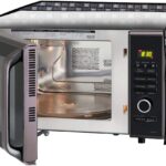 Stylista Microwave Oven Cover for LG 28 L Convection Microwave Oven MJ2886BFUM Basketweave Pattern Grey