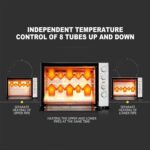 Microwave Oven Only in Silver Tact Built-in Electric Single Oven - Premium Stainless Steel Convection Halogen Oven Ideal for Grilling, Baking Aesthetic and Practical - Image 6