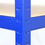 Monster Racking 5 T-Rax Heavy Duty Shelves Industrial Garage Storage Solutions, 280kg/shelf, 120cm x 60cm x 180cm - Image 5