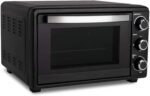 Silver Microwave Oven Tact Convection Halogen Oven Premium Cooker Mini Oven with Electric Rack and Double Hob - Image 3