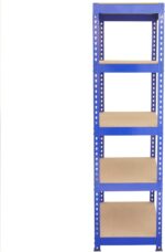 Monster Racking 3 Bays 90cm Warehouse Shelves Storage Garage Shelving Unit Steel 5 Tier - Image 4