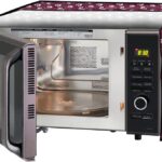 The Furnishing Tree Microwave Oven Cover for Whirlpool 30 L Convection Magicook Elite Floral Pattern Magenta
