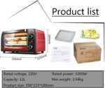Oven Microwave Oven Solo in Silver Tact Single Fan Stainless Steel A Energy Rating Premium Convection Halogen Oven Ideal for Roasting, Baking Useful - Image 6