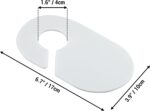IFAMIO 20 Pack Clothing Rack Size Dividers Blank Closet Separators for Clothes Baby Closet Size Divider Hooks Wardrobe Large Hangers Clothing Size Dividers for Racks Hanging Closet Organizer - Image 3