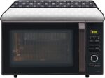 Stylista Microwave Oven Cover for LG 28 L Convection Microwave Oven MJ2886BFUM Basketweave Pattern Grey - Image 6