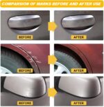 PINKE Car Polish and Scratch Remover with Sponge, T-221A, Aluminum Oxide, Fine Grit, Suitable for Metal, Plastic, Chrome, Glass, Car Care, Pink - Image 3