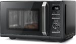 Toshiba Black Microwave, 25 Litres, 900 W, with Original Inverter, Defrost Cook, 10 Levels, 7 Automatic Menus, Clock and Timer, Easy Cleaning, Perfect for Pizza
