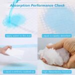 Cute 'n' Cuddle Baby Disposable Changing Mats – Waterproof & Ultra Absorbent Diaper Changing Pads (60x90cm, Pack of 60) Leakproof Travel Changing Mat Liners for Newborn & Toddlers - Image 6