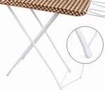Toshionics Ironing Board 90cm x 34cm - Ironing Table with study Steel Legs | 4 Adjustable height Ironing Stand with steel Iron Rest Foldable Multicolor Design - Image 5