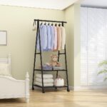 Fitto Coat Rack Multi-Function, Removable for Bedroom, Hanging Clothes, with Wheels, Floor Standing Triangle Hanger, Coat Rack Stand, Color: LYJ3 2 - Image 6