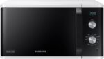 Samsung MG23K3614AW/ET Microwave, Freestanding, Dual Dial MG23K3614AW/ET, Crunch Cooking, Car Defrost, Microwave Grill 800 W 1100 W, 23 L, 49 L x 27.5 H x 39 cm, White