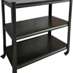 Heavy-Duty 3/5-Tier Metal Shelving Unit Boltless Design & Adjustable Shelves Industrial Storage Rack for Kitchen Pantry Office (Size: 80x40x80cm)