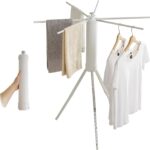 JOOM Clothes Drying Rack Portable Foldable - Drying Rack Clothing Space Saving,Collapsible Drying Rack for Laundry,Travel,Indoor,Outdoor. Folding Clothing Rack traval and Home Small Silver