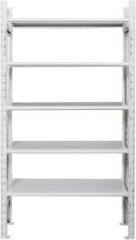 RIGID 5 Tier Steel Storage Rack | Metal Shelving Unit for Home & Office, Heavy Duty Floor Standing Organizer with Open Shelves, Powder Coated, Assembled (38.5D x 110.5W x 201.5H CM) - Image 3