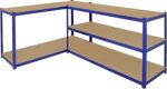Monster Racking Garage Shelving Unit / 5 Tier 1600mm Wide x 600mm Deep/Steel & MDF Shelves - Image 5
