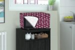 The Furnishing Tree Microwave Oven Cover for Whirlpool 30 L Convection Magicook Elite Floral Pattern Magenta - Image 2