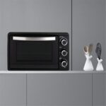 Silver Microwave Oven Tact Convection Halogen Oven Premium Cooker Mini Oven with Electric Rack and Double Hob - Image 6
