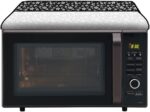 The Furnishing Tree Microwave Oven Cover for Whirlpool 20 L Convection Magicook 20BC Floral Pattern Black - Image 6