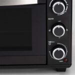 Silver Microwave Oven Tact Convection Halogen Oven Premium Cooker Mini Oven with Electric Rack and Double Hob - Image 2
