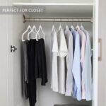 Red Dot Gift 10-Pack White Non-Slip Velvet Hangers 45cm With 360 Degree Rotatable Hook - Durable & Slim - Non Slip Hangers for Coat Hangers - Pant Hangers… - Image 5