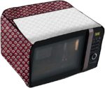 The Furnishing Tree Microwave Oven Cover for IFB 23 L Convection 23BC4 Symmetric Pattern Red - Image 5
