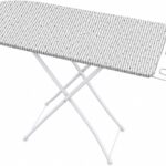 Toshionics Ironing Board 90cm x 34cm - Ironing Table with study Steel Legs | 4 Adjustable height Ironing Stand with steel Iron Rest Foldable Multicolor Design