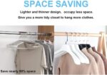 Clothes Coat Hangers 30 Pack, Wire Hangers Heavy Duty Stainless Steel Hangers With Non Slip Grooves, Strong & Durable, For Suits,Coats,Dresses,Jackets,Pants & Formal Wear - Image 3