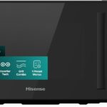 Hisense 34 Liters, Large Microwave Oven and Grill Combo, 1000W, 10 Power Levels, 9 Preset Menus, Anti Bacteria, Ceramic Interiors, Touch Control, H34MOBS10HG(Amazon Exclusive)