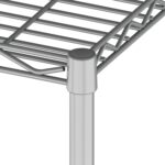 HOMEFORT 5-Tier Wire Shelving 5 Shelves Unit Metal Storage Rack Durable Organizer Perfect for Pantry Closet Kitchen Laundry Organization in Grey,21”Wx14”Dx61”H - Image 6