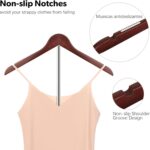 T Shirt Display stand for Vendors, Adjustable Dress Form Mannequin Torso, Portable Hanging wooden Clothes Rack, Flexible Hanger for Clothing Tshirt Jacket Coat Retail, Height 18.5-31.5 Inch (1 Pcs) - Image 4