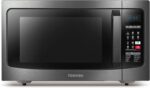 TOSHIBA Microwave Oven Solo Microwave 42L 2500 Watts, Convection Microwave Oven, 10 Auto Cook Menu, 11 Power Level, Membrane Control,Black, 42 Liters, MM-EC42S(BS)