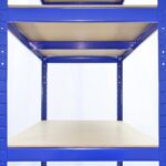 Monster Racking 5 T-Rax Heavy Duty Shelves Industrial Garage Storage Solutions, 280kg/shelf, 120cm x 60cm x 180cm - Image 7