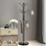 ORCHID M® Coat Racks, Coat Stand Metal Hat Heavy Bedroom Hallway Free Standing Clothes Hat Rack Hangers Hat Hanger Holde - Image 4