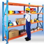 4m Industrial Storage Metal Garage Warehouse Shelves Shelving Rack 1600kg