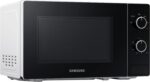 Samsung Solo Microwave Oven with Full Glass Door, 20L, White, Dual Dial, MS20A3010AH/SG, 1 Year Warranty (UAE version) - Image 4